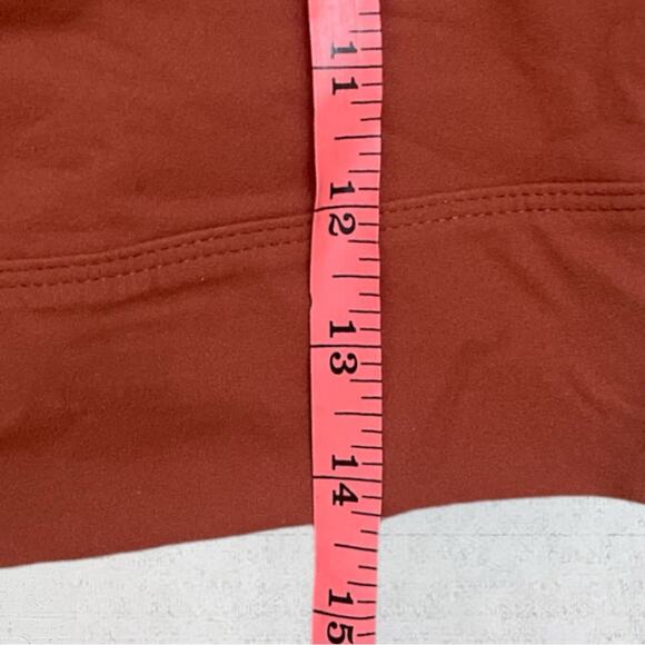 NWT Nike Yoga Luxe Women's Infinalon Cropped Tank Rust Size 1X - Picture 9 of 10